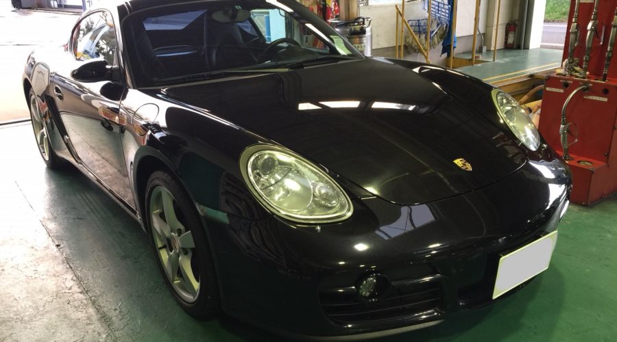 ポルシェ・ケイマン入庫！