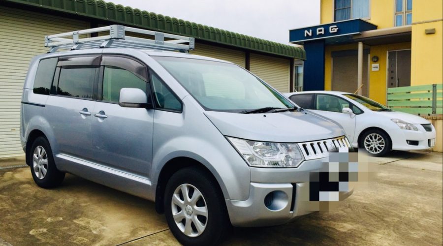 デリカD5にキャリアとラダー取付け！